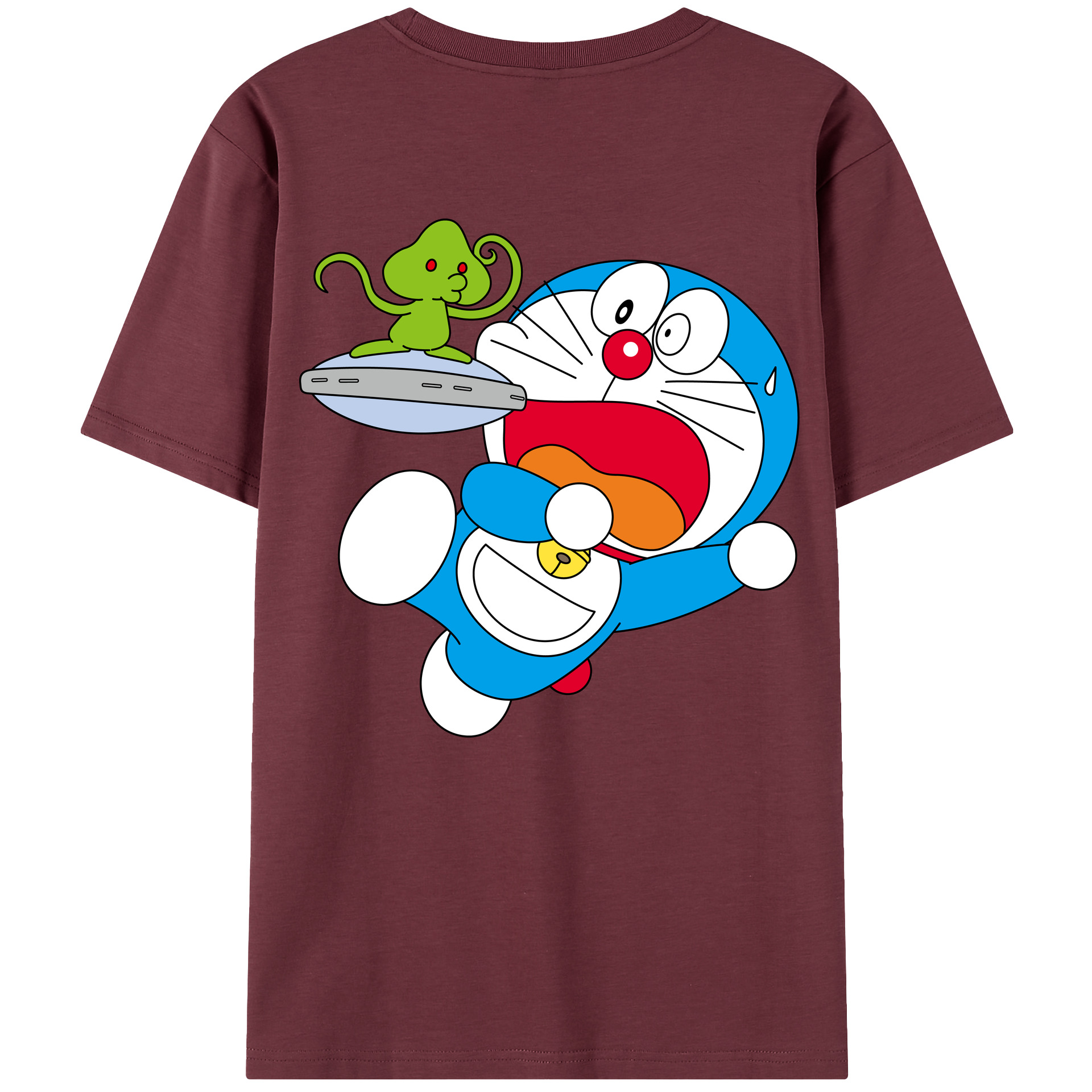 （画像用） ドラえもん Doraemon 綿100％半袖Tシャツ（背面プリント）